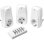 Enchufe inteligente Vivanco VVELSTRSCH4USWK Control remoto y 1150 W