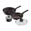 Conjunto Lagostina Cucina Eco 5 pecas aluminio preto titanio