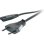Cable de alimentación Vivanco VVITPOWERIT12 1,25 m CEE7/16 a IEC C7