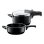Olla a presión conjunto Silit Silargan Sicomatic t-Plus 4,5L + 3L Negro