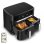 Friggitrice ad Aria Tefal Easy Fry Dual XXL 11L 2700W Doppio Controllo Touch