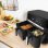 Airfryer Tefal Easy Fry Dual XXL EY9428E0 Dubbele Mand 11L 2700W Touchpaneel