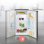 Kühlschrank Einflügler Bomann KS 7257 Defrost 85cm 83L E Graphit