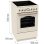 Cuisiniere Gorenje GECS5B70CLI ceramique 70 L 4 zones