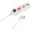 Regleta Vivanco VVELSTR3SCHSWWP 3 Tomas con Interruptor y Cable 1,4 m