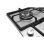 Plaque de gaz Amica PGD6101APR 4 zones inox 59 cm
