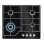 Plaque de cuisson Electrolux KGG64362K 4 feux gaz noir verre