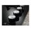 Plaque de cuisson Electrolux KGG64362K 4 feux gaz noir verre
