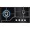 Plaque de cuisson Electrolux KGG64362K 4 feux gaz noir verre