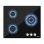 Placa de cocina de gas IsEasy MGBG-603 vidrio templado 3 quemadores