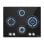 Placa de cocina a gas IsEasy MGBG-654A 4 quemadores vidrio templado