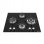 Placa de cocina a gas IsEasy MGBG-654A 4 quemadores vidrio templado