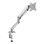 White Shark AKHENATEN Support Moniteur 17 à 32" VESA 75x75 à 100x100 Max 9Kg Bureau Argent