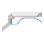 White Shark AKHENATEN Support Moniteur 17 à 32" VESA 75x75 à 100x100 Max 9Kg Bureau Argent