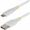 Cable StarTech USB-A a USB-C de 30 cm 15W 3A Trenzado de Nailon Blanco