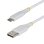 Cable Cargador USB-A a USB-C StarTech 3 m 15W Trenzado Blanco