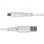 Cable Cargador USB-A a USB-C StarTech 3 m 15W Trenzado Blanco