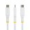 Cable Cargador USB-A a USB-C StarTech 3 m 15W Trenzado Blanco