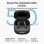 Soundcore R60I NC draadloze Bluetooth oordopjes met ruisonderdrukking en transparantiemodus zwart
