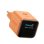 Cargador de Pared Anker Nano para iPhone Qi 45W, Carga Rápida, Pantalla inteligente, 1 USB-C Naranja