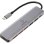 Hub Renkforce 7 portas 10 Gbit/s USB-C RF-7465828 compacto cinzento