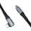Câble Thunderbolt 4 Beline USB-C 1m 40 Gbps 240W Angle Noir
