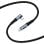 Câble Thunderbolt 4 Beline USB-C 1m 40 Gbps 240W Angle Noir
