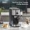 Cafetière expresso semiautomatique HiBREW H5A 1,2 L 15 Bars avec mousseur