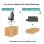 Sedia Ergonomica Newtral NT002 Reposapiedi 4D Nera