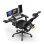 Sedia ergonomica Newtral MagicH-BP + LAPD-BLACK Scrivania smontabile