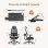 Sedia ergonomica Newtral MagicH-BP + LAPD-BLACK Scrivania smontabile