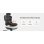 Chaise de bureau Newtral NT001 ergonomique avec soutien lombaire