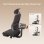 Chaise Ergonomique Newtral MagicH-BP Reposapiés 4D Noir