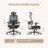 Chaise Ergonomique Newtral MagicH-BP Reposapiés 4D Noir