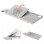 Escritorio desmontable Newtral LAPD para silla MagicH-BP/MagicH-BPro gris ángulo ajustable