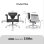 Chaise Ergonomique Newtral Freedom-X-FB Plateau Portatif Gris Fonce