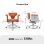 Cadeira Ergonómica Newtral Freedom-X-FF Laranja