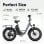 Bicicleta eletrica Urlife E20 Pro 48V 15,6Ah Cinza