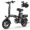 Bicicleta Eletrica Urlife F1l Preto 48V 7,5Ah Rodas 14x2,12