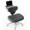 Cadeira Ergonomica NEWTRAL FP-DG Cinza Escuro com Bandeja Portatil