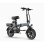 Bicicleta eletrica Urlife F1l Gris 48V 7.5Ah Pneus 14x2.12
