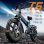 Bicicleta Elétrica URLIFE T5 Azul Bateria 48V 13Ah Pneus Todo-Terreno 20 x 4.0