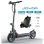 Patinete électrique Joyor Y6-S 500W Autonomie 75km Freins à disque Noir