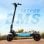 Patinete eléctrico iScooter iX7Pro 2000W Autonomía 80km Ruedas 10" Negro