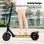 Patinete électrique iScooter W3 350W Autonomie 34km Roues 8,5'' Frein électronique Noir