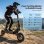 Patinete elétrico iScooter iF1 1200W Autonomia 55km Suspensão dupla Preto