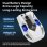 Barco Cebador Lokeevan D50E GPS BeiDou 600m Blanco
