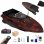 Barco cebador de pesca Lokeevan D80E GPS Sonar BeiDou 12V mando 2,4 GHz