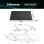 Placa de inducción Hisense 4 zonas 7360W negro mate