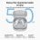 Auriculares Soundcore R60I NC draadloos Bluetooth met actieve ruisonderdrukking IP55 wit
